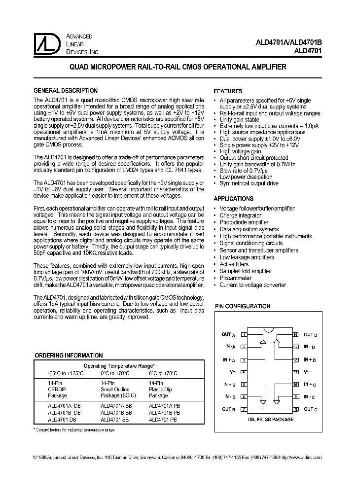 ALD4701_316590.PDF Datasheet