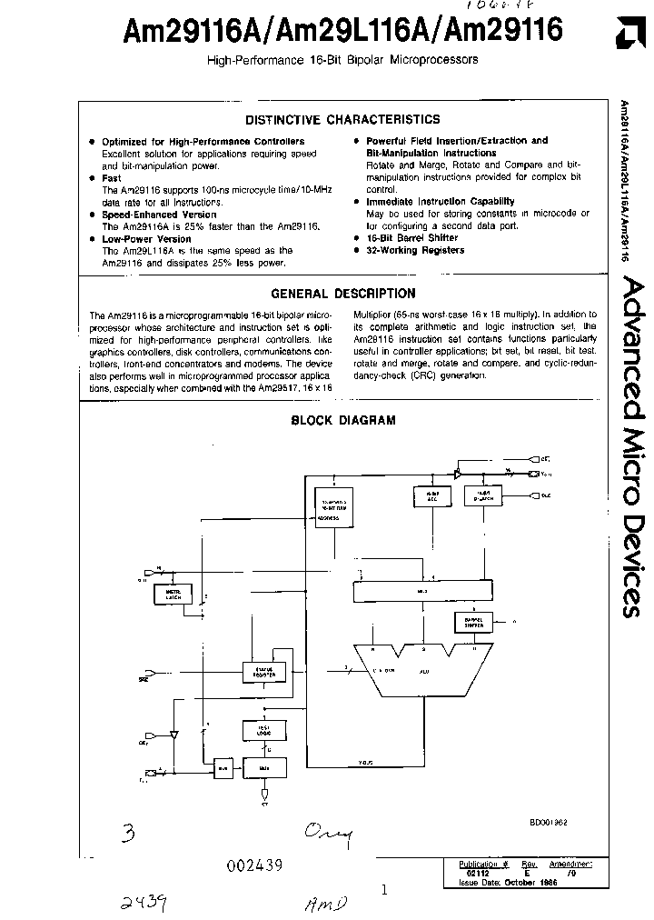 AM29116DCB_418307.PDF Datasheet