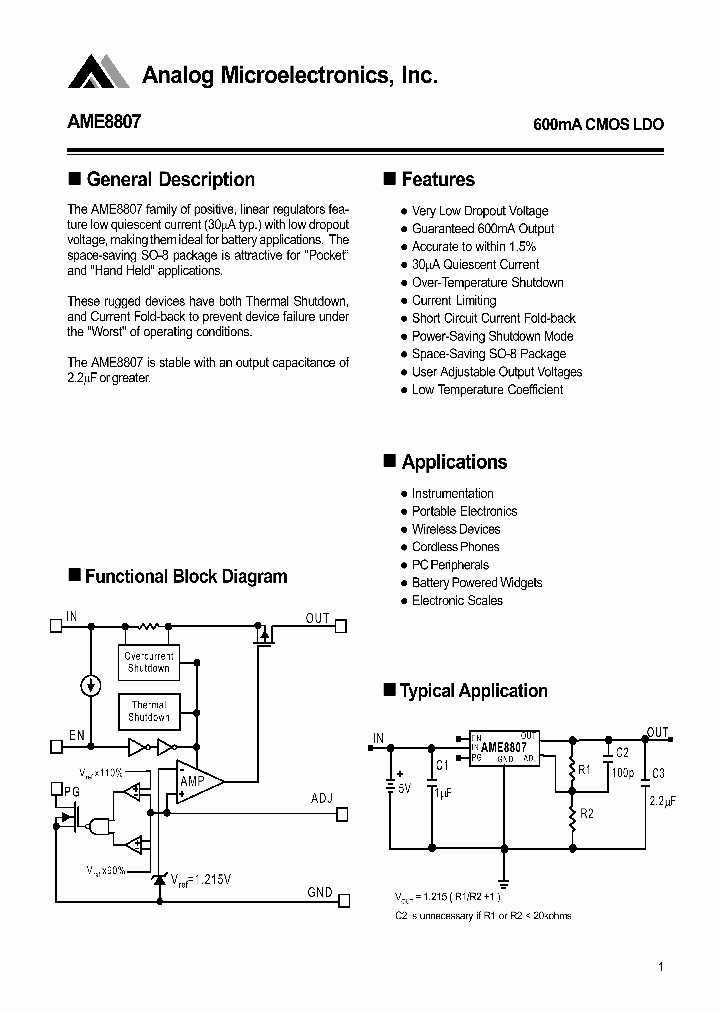 AME8807BEHA_398467.PDF Datasheet