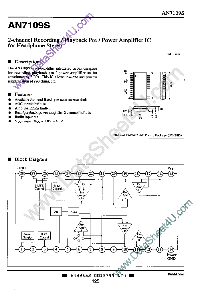 AN7109S_403434.PDF Datasheet