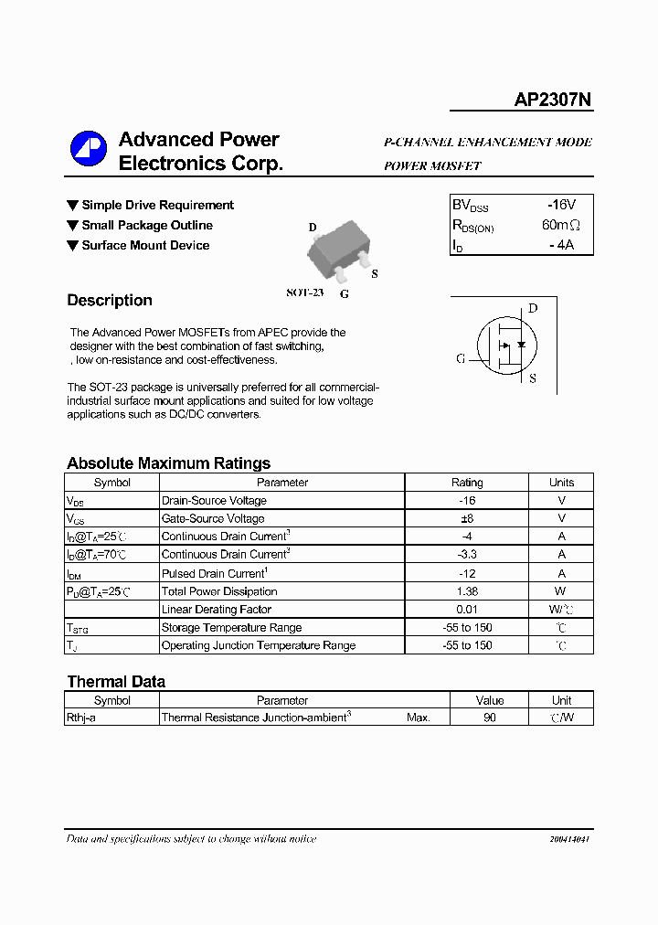 AP2307N_410870.PDF Datasheet