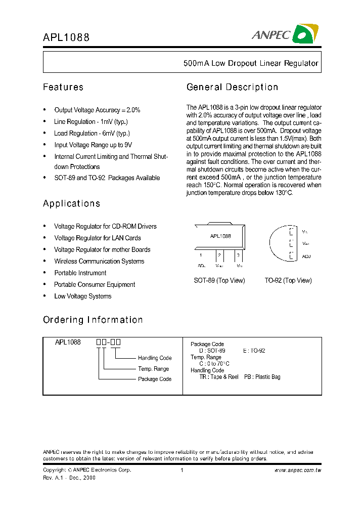 APL1088EC-TR_434634.PDF Datasheet