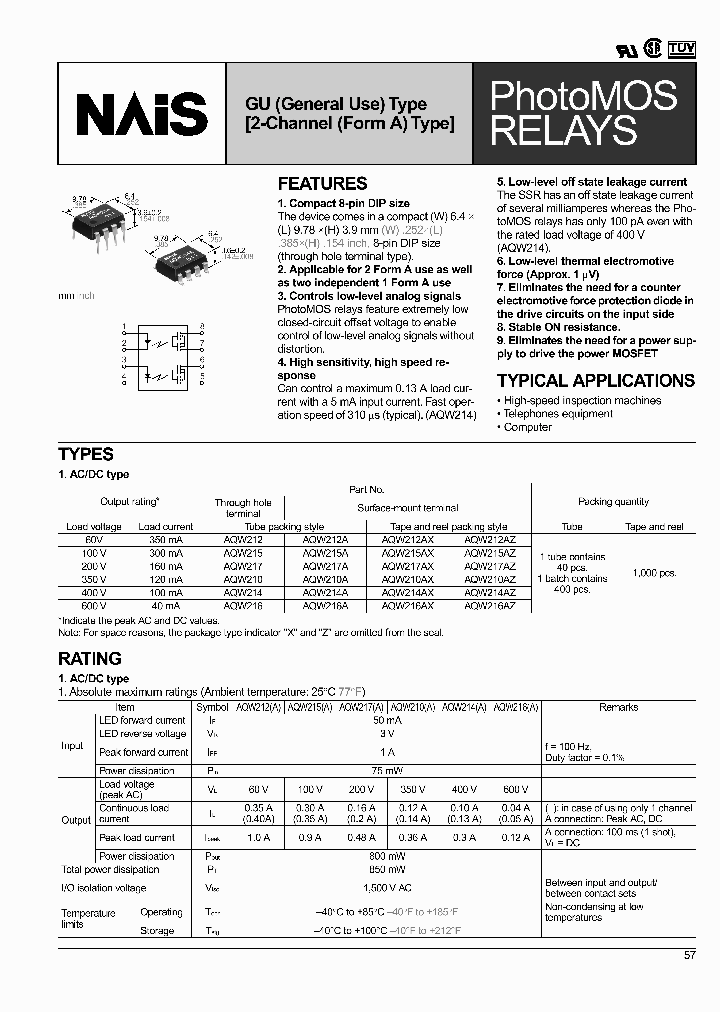 AQW214A_398967.PDF Datasheet