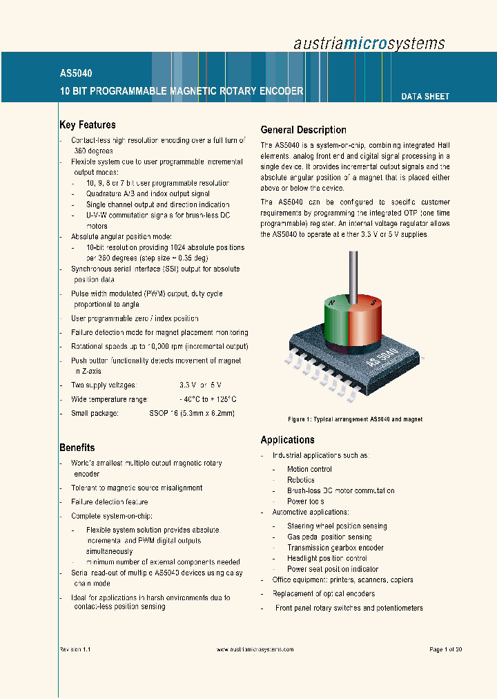 AS5040_423634.PDF Datasheet