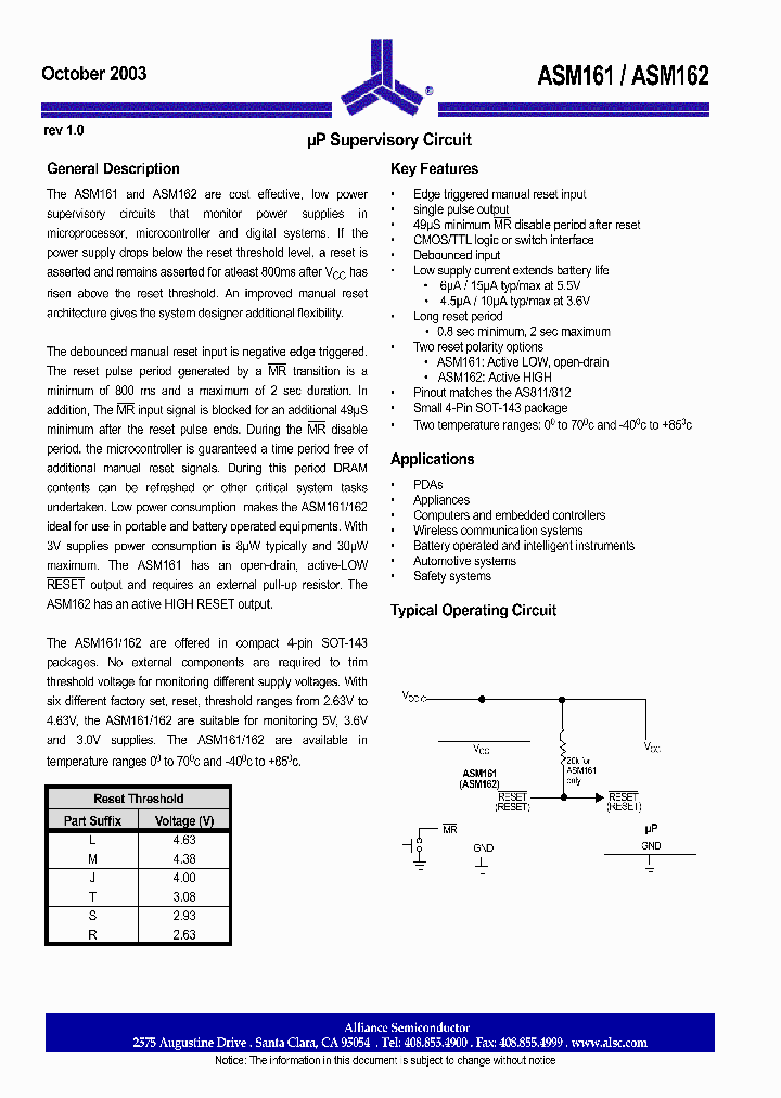 ASM161SEUS_395703.PDF Datasheet