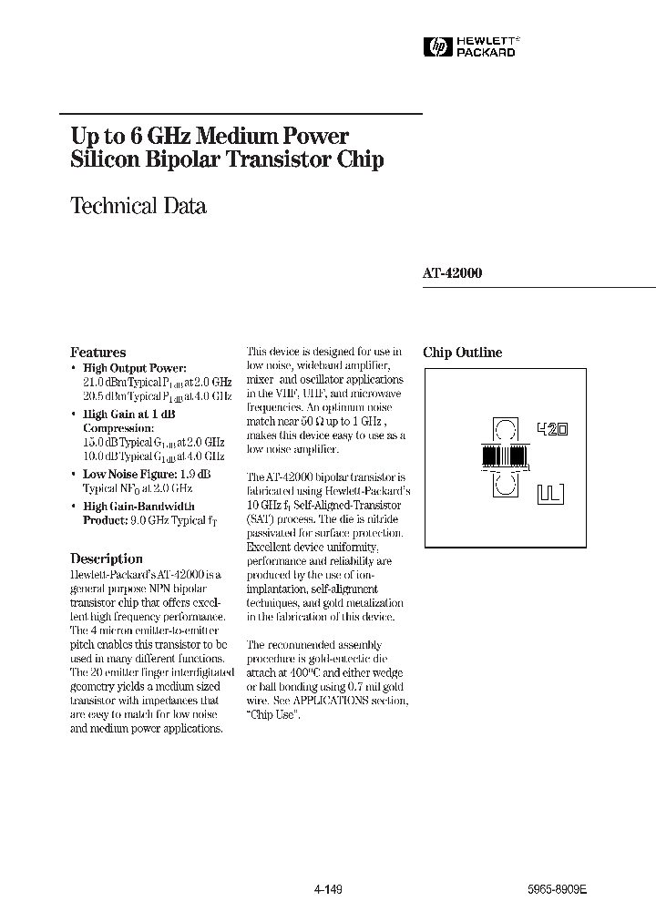 AT-42000_244910.PDF Datasheet