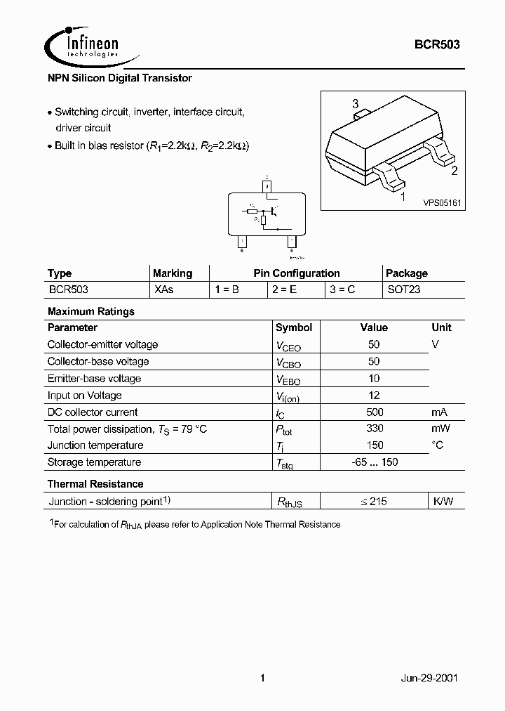 BCR503_415826.PDF Datasheet