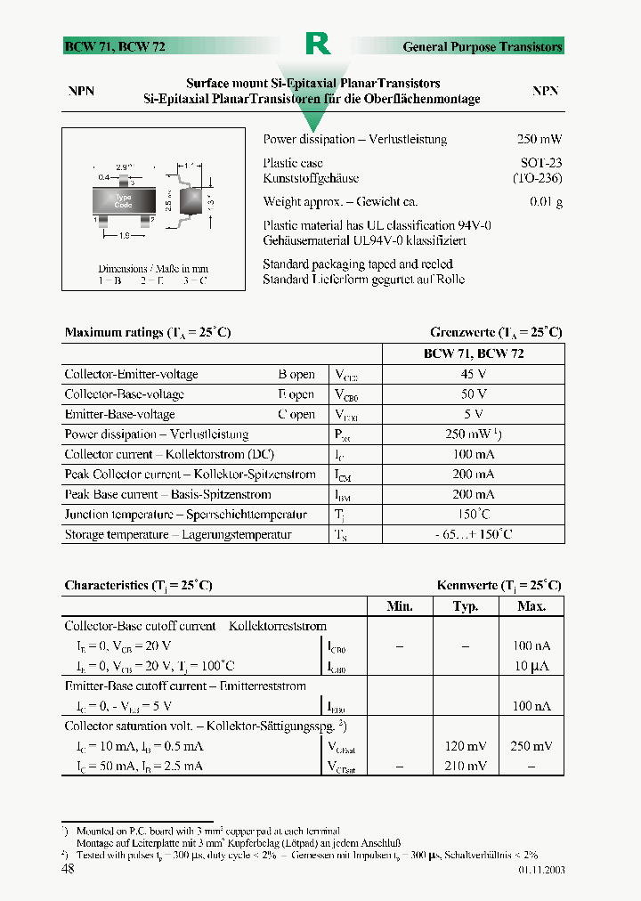 BCW72_411110.PDF Datasheet