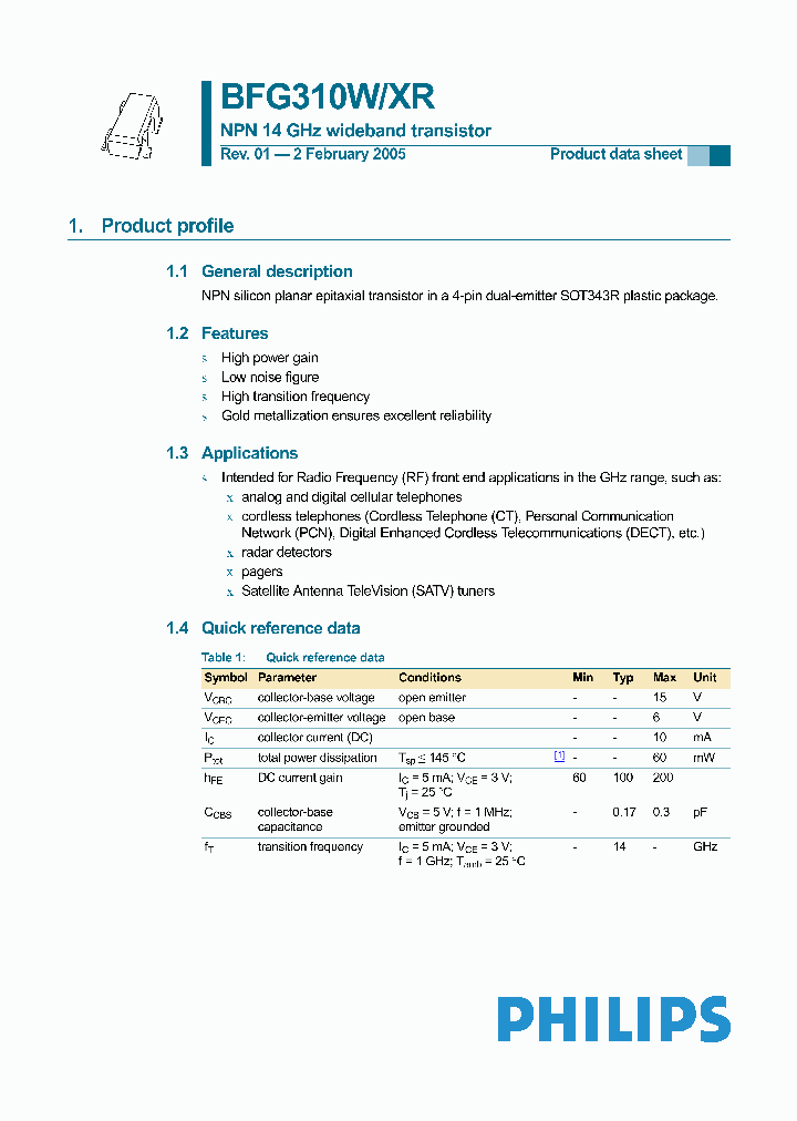 BFG310W_427484.PDF Datasheet