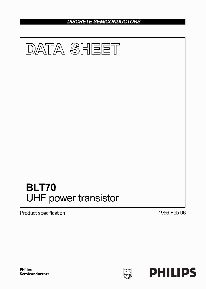BLT70_409636.PDF Datasheet