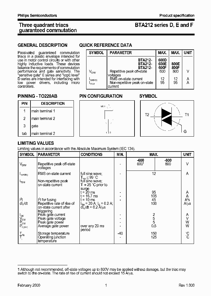 BTA212-800F_390204.PDF Datasheet