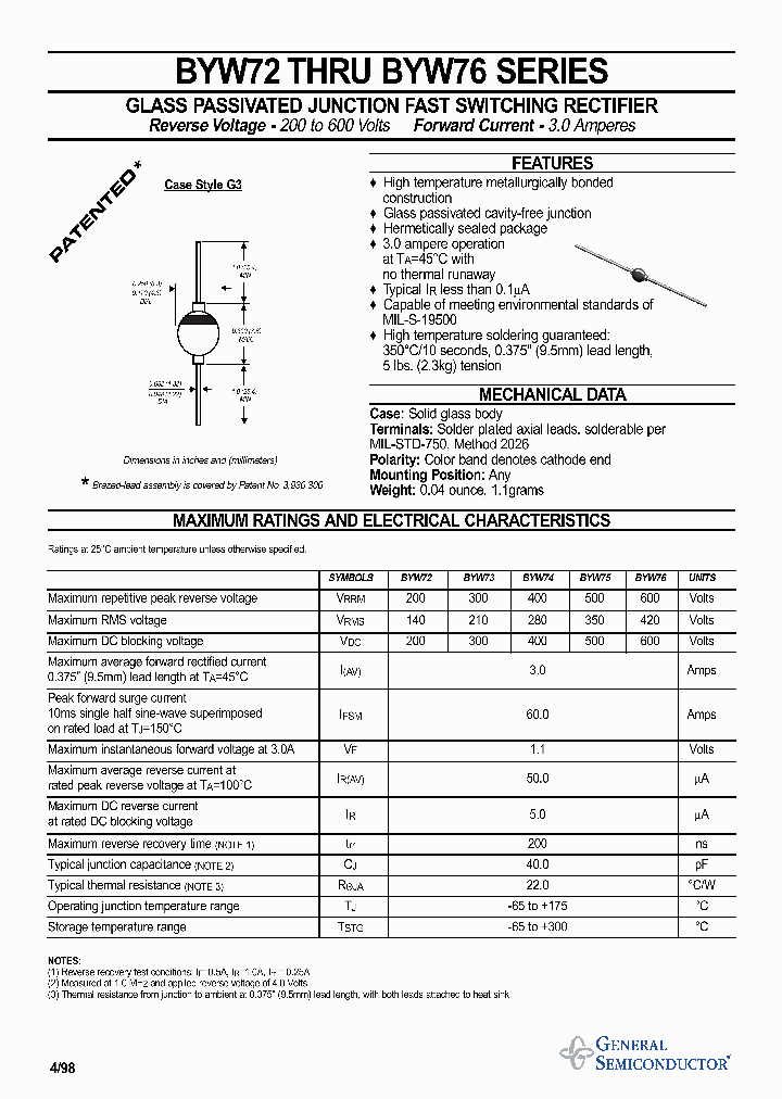 BYW72_405067.PDF Datasheet