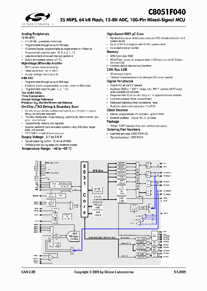 C8051F040_409575.PDF Datasheet