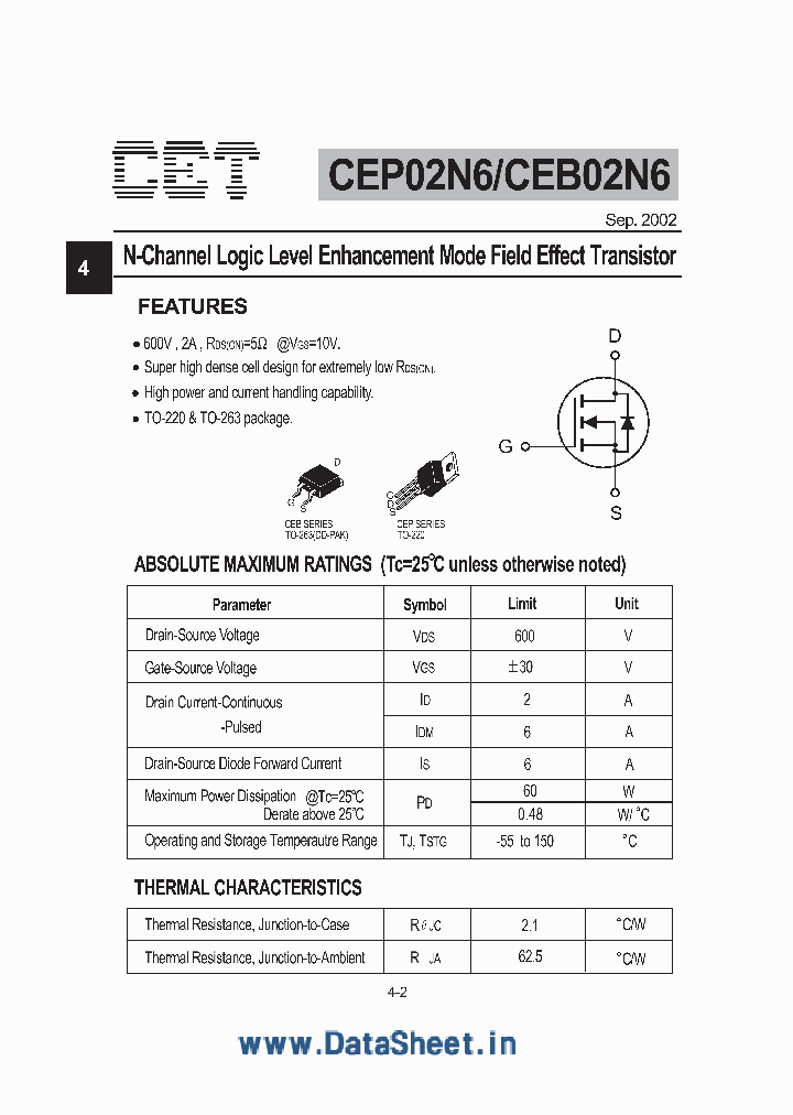 CEP02N6_398172.PDF Datasheet