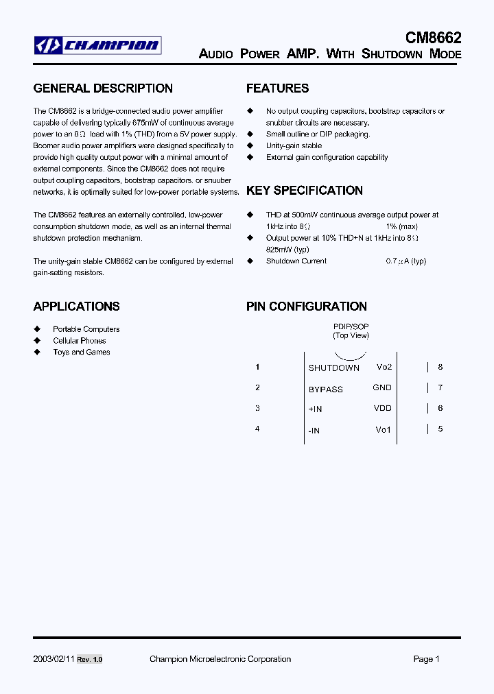 CM8662IP_399568.PDF Datasheet