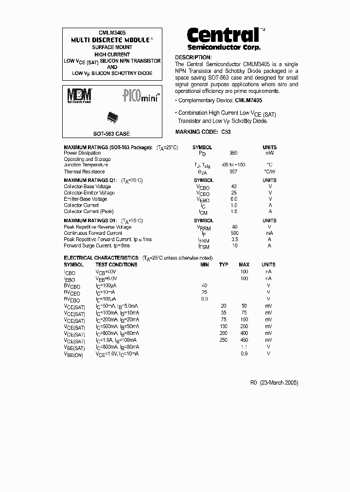 CMLM3405_401154.PDF Datasheet