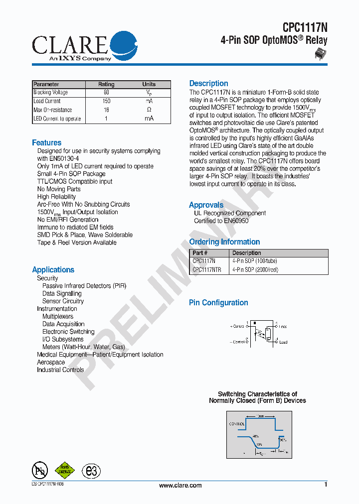 CPC1117N_389002.PDF Datasheet