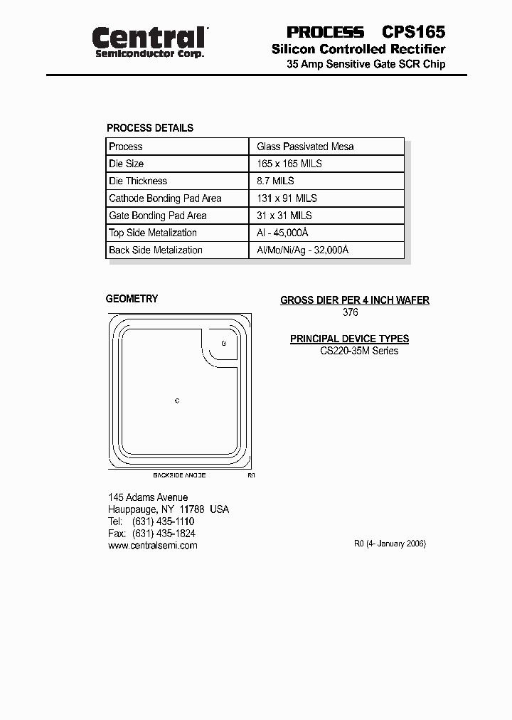 CPS165_429675.PDF Datasheet