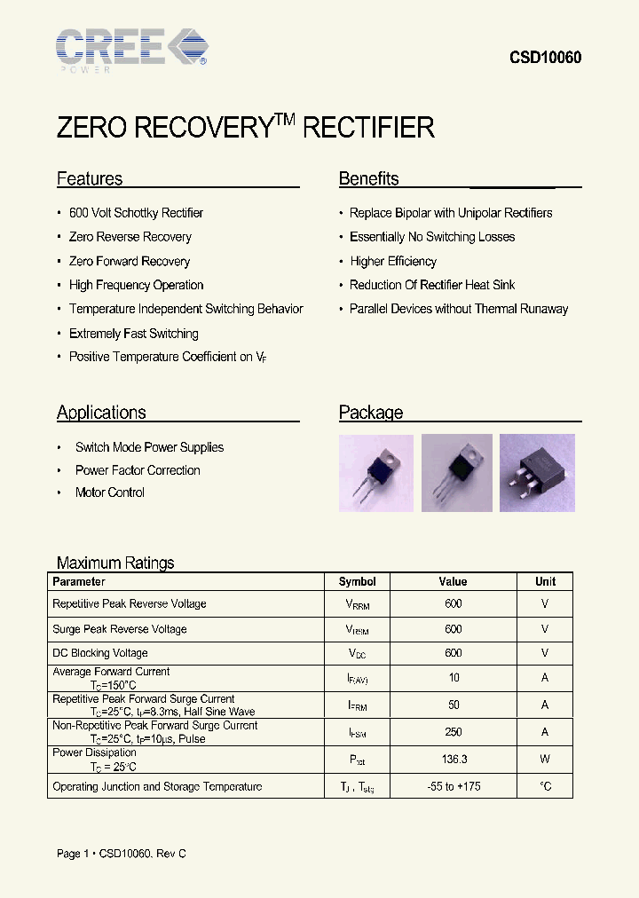 CSD10060A_409558.PDF Datasheet