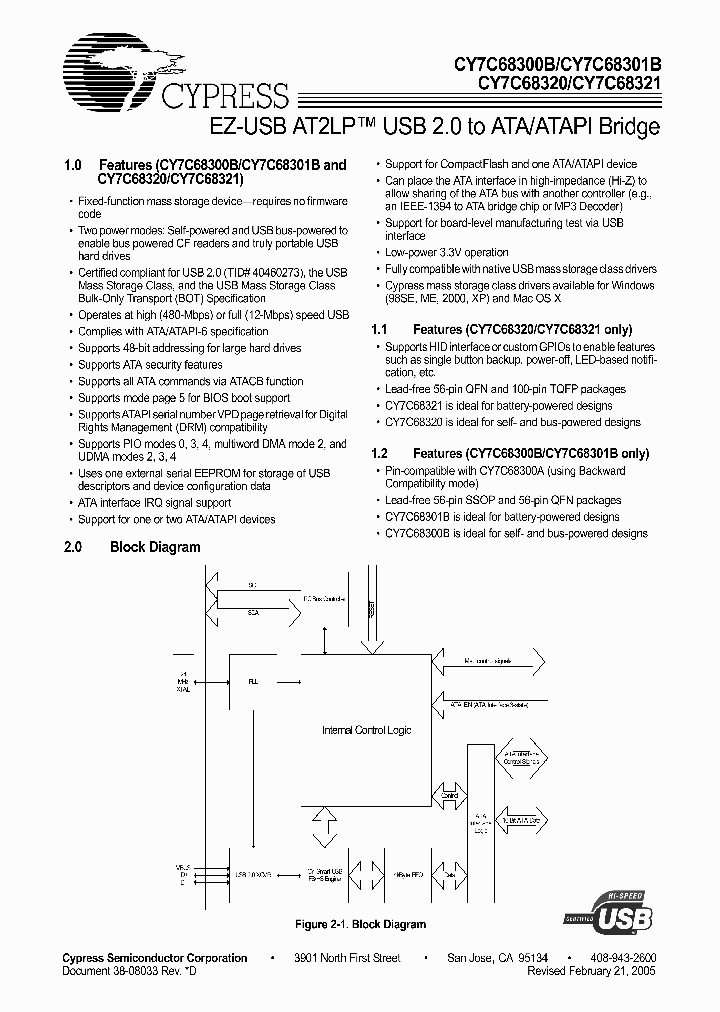 CY7C68300B-56LFXC_405716.PDF Datasheet