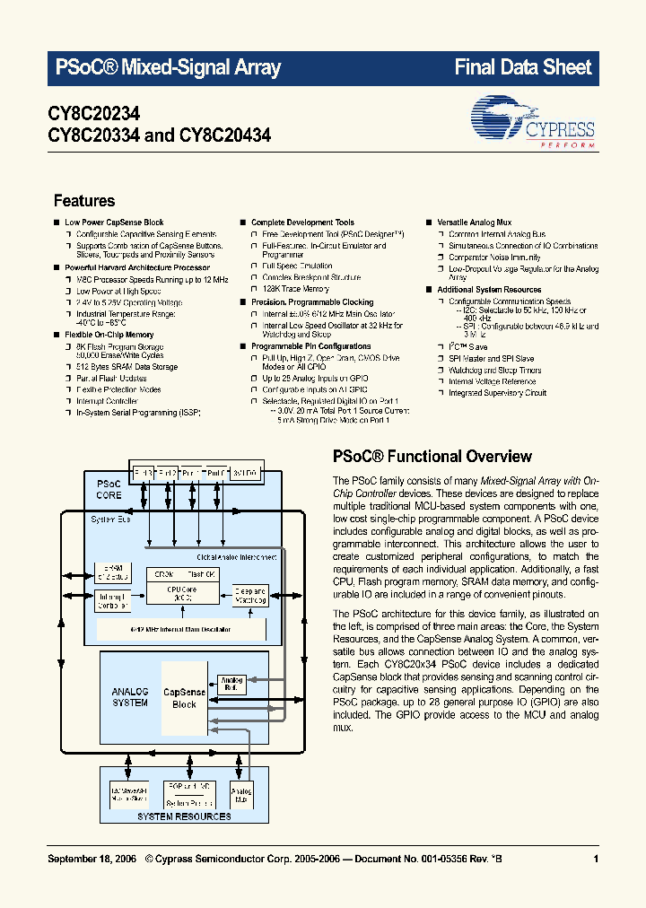 CY8C20234_399043.PDF Datasheet