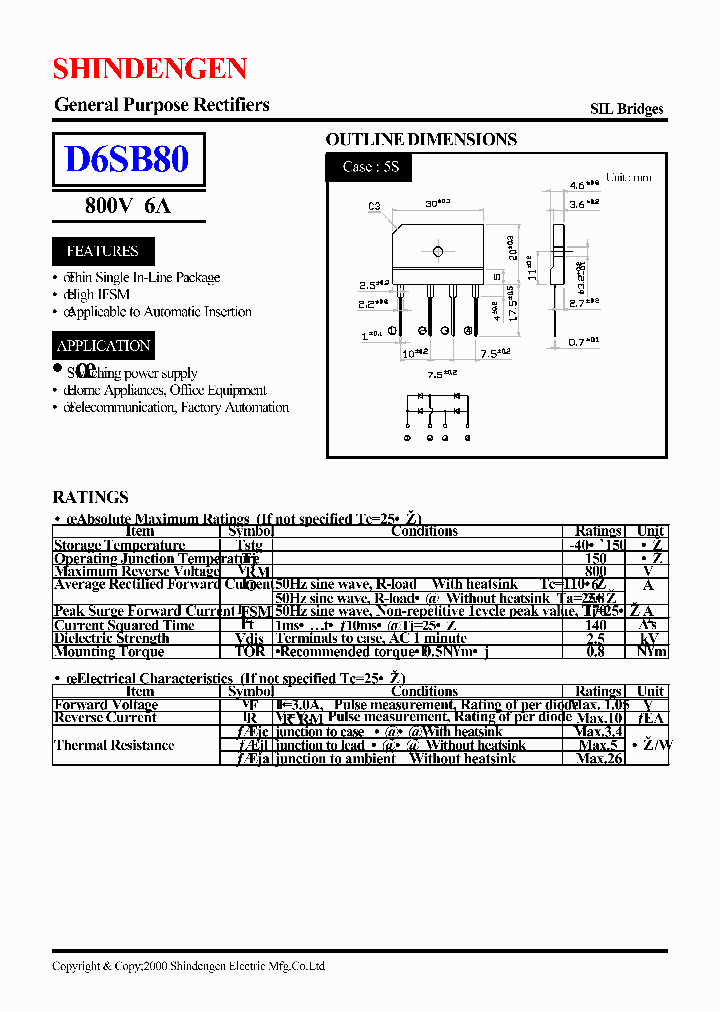 D6SB80_433241.PDF Datasheet