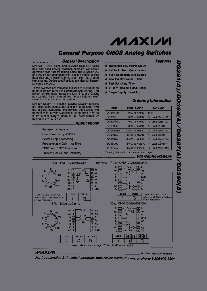 DG390CK_424507.PDF Datasheet