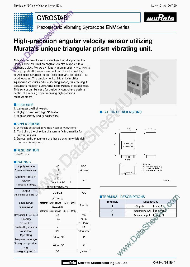 ENV-05DB-S2_431783.PDF Datasheet