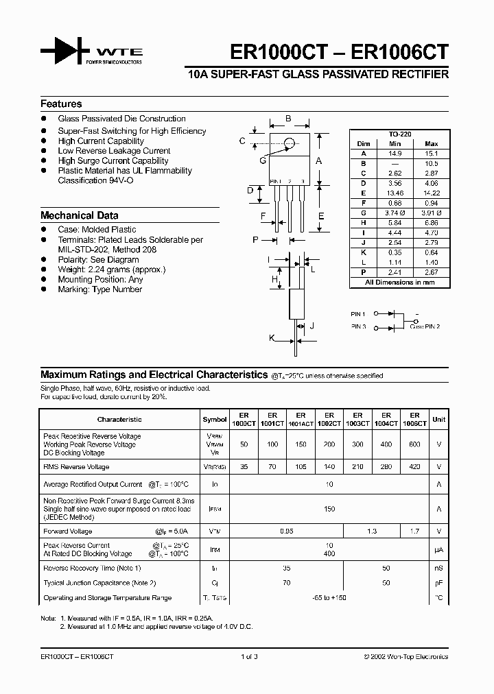 ER1006CT_406202.PDF Datasheet
