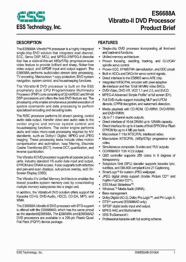 ES6688FA_388556.PDF Datasheet