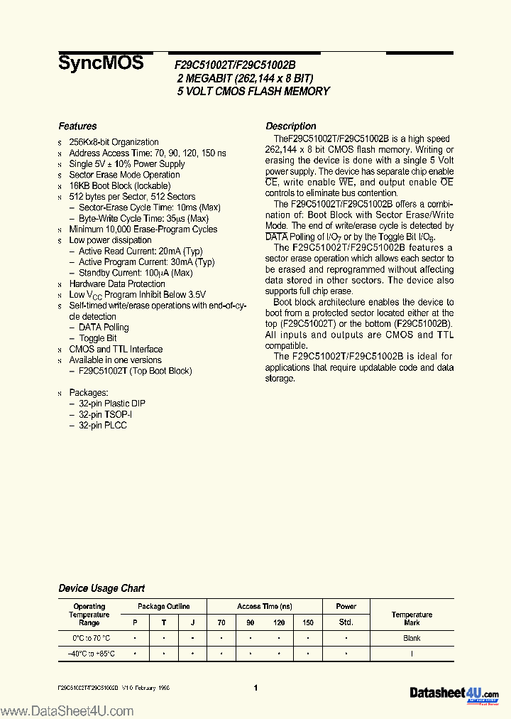 F29C51002T_424941.PDF Datasheet