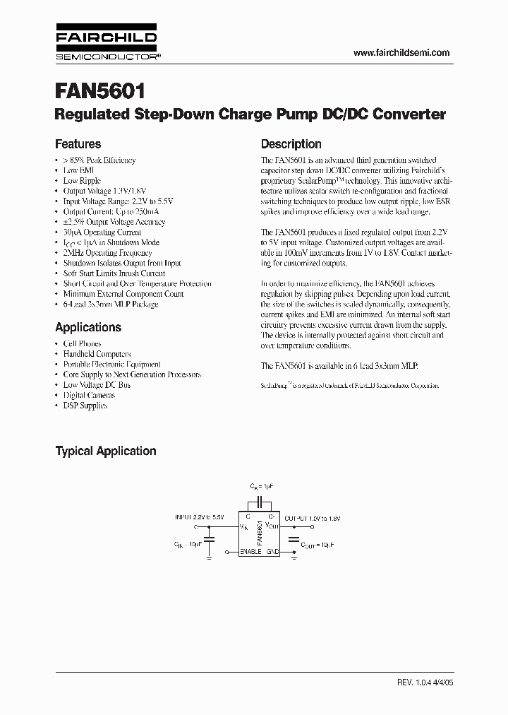 FAN5601_418991.PDF Datasheet