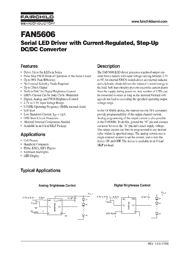FAN5606DMPX_418997.PDF Datasheet