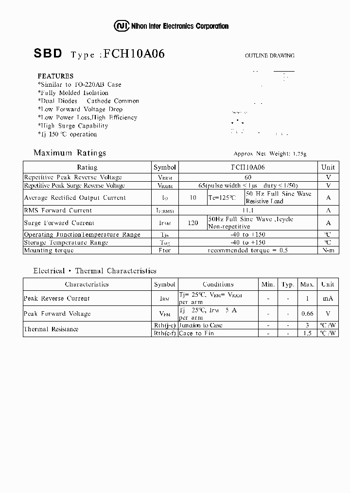 FCH10A06_391912.PDF Datasheet