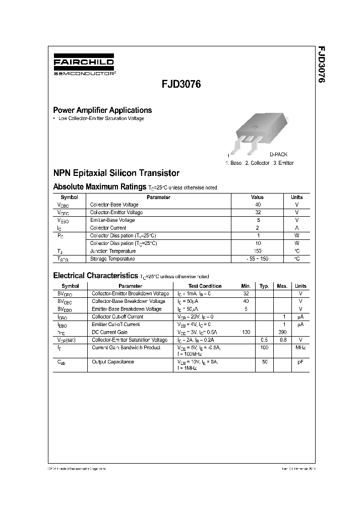FJD3076_387665.PDF Datasheet