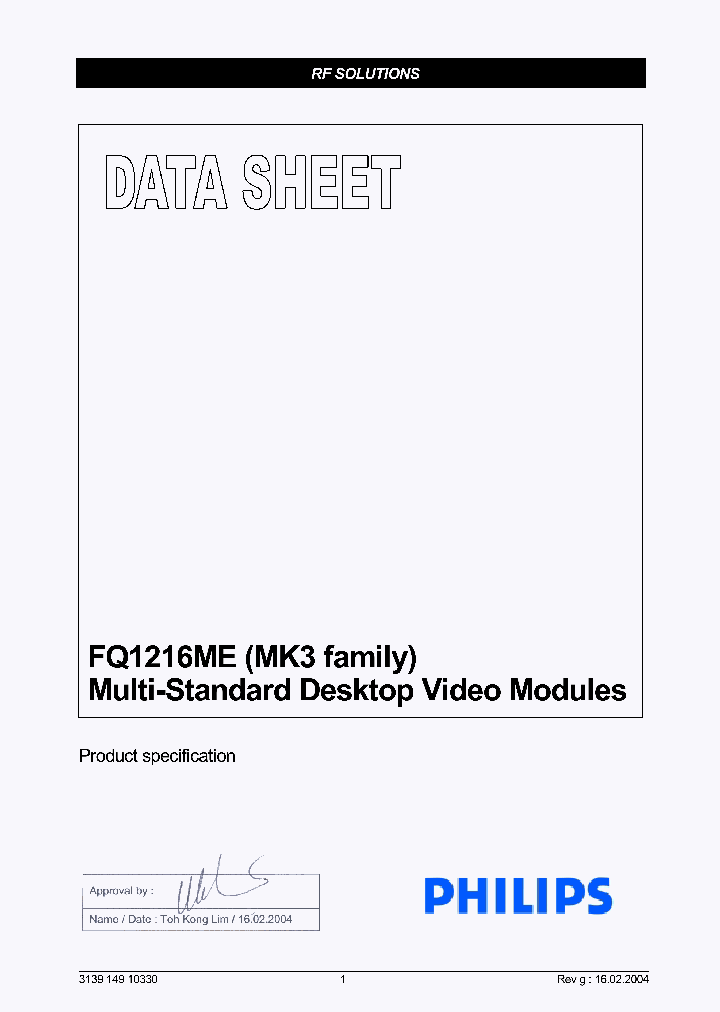 FQ1216ME_389375.PDF Datasheet