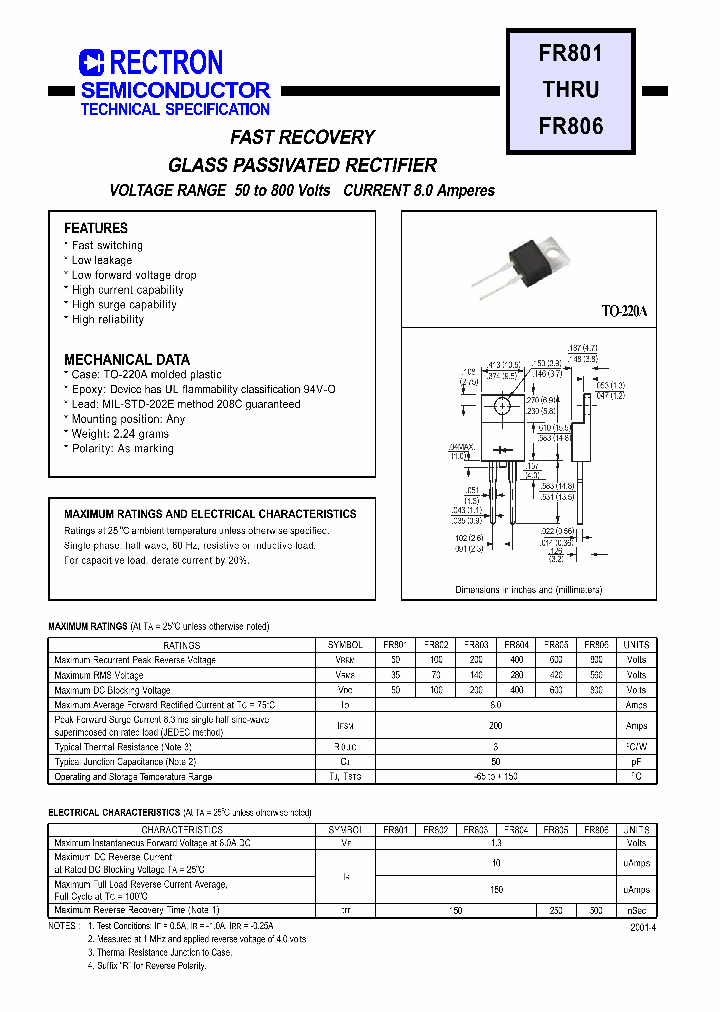 FR805_408408.PDF Datasheet