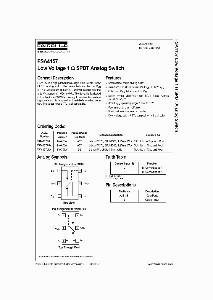 FSA4157P6X_195425.PDF Datasheet