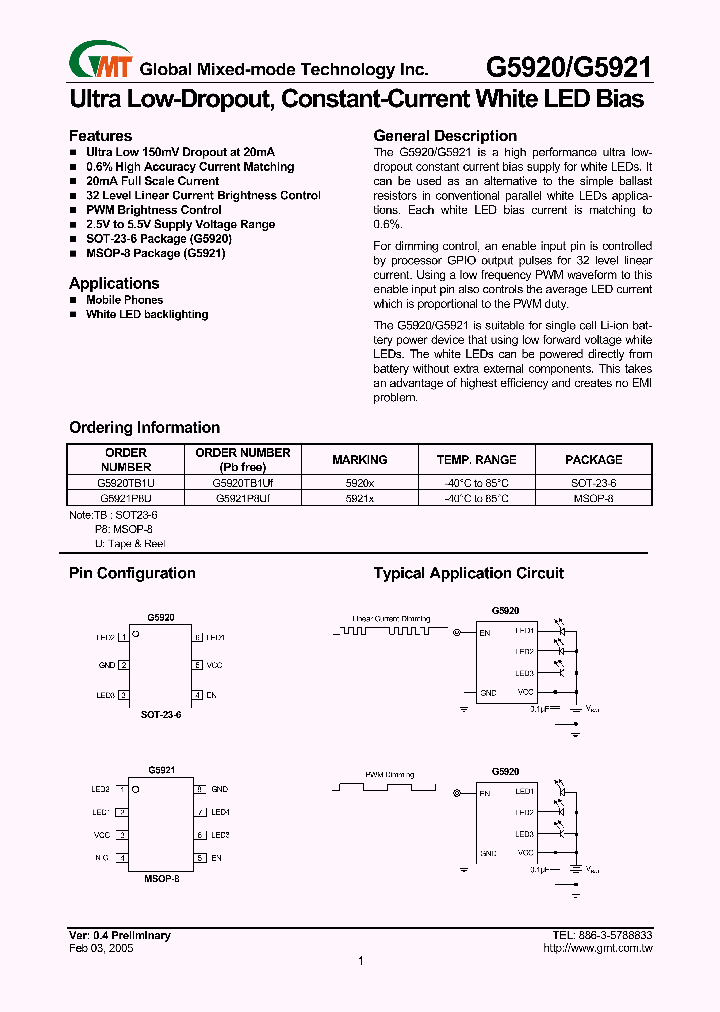 G5920_393703.PDF Datasheet