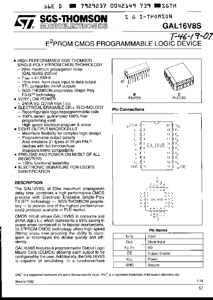 GAL16V8S_401630.PDF Datasheet
