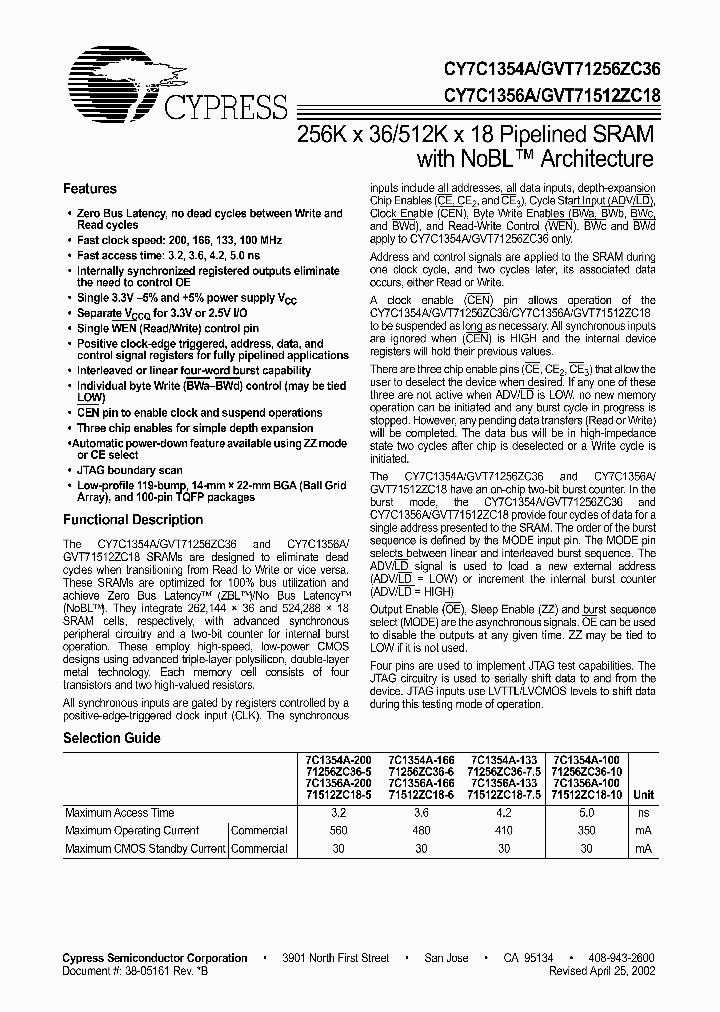 GVT71512ZC18_424387.PDF Datasheet