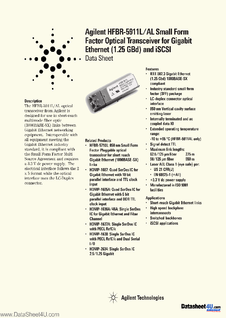 HFBR-5911AL_414389.PDF Datasheet