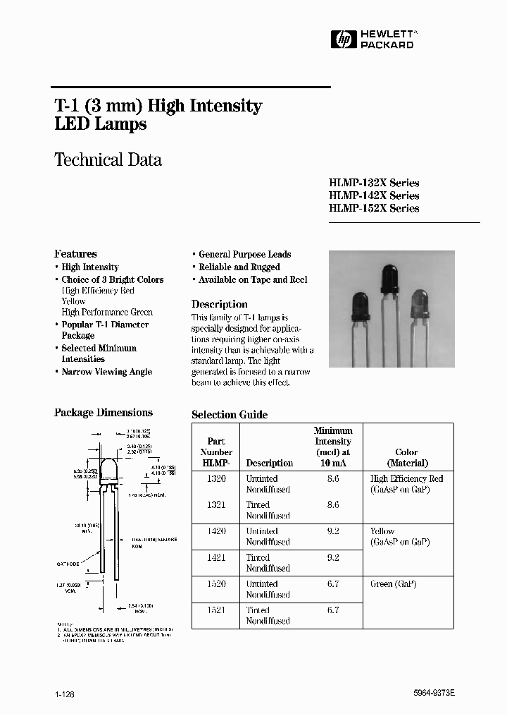 HLMP-1420_407551.PDF Datasheet