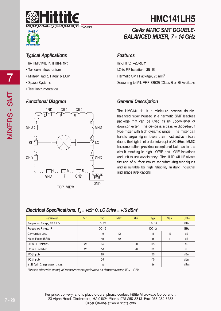 HMC141LH5_400907.PDF Datasheet