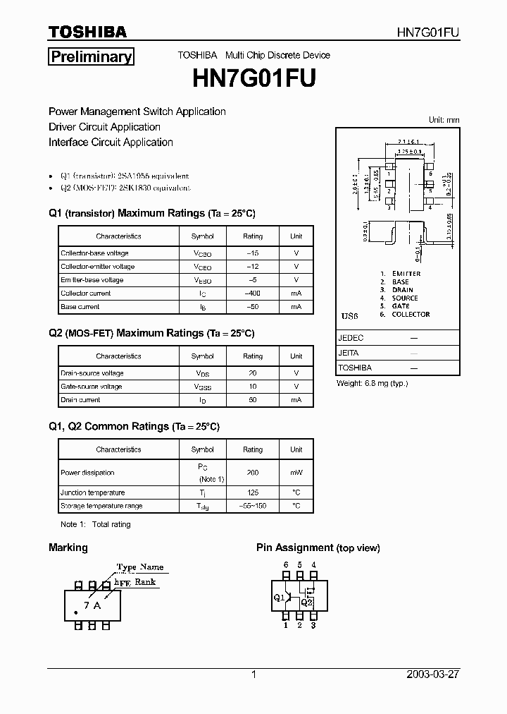 HN7G01FU_427232.PDF Datasheet