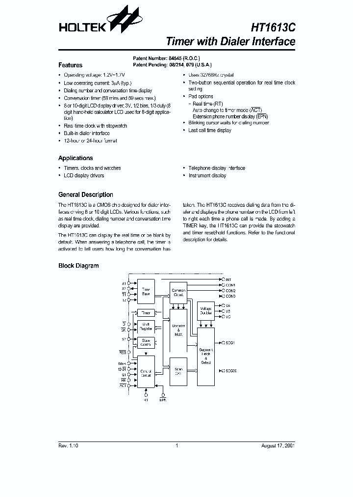 HT1613C_408938.PDF Datasheet