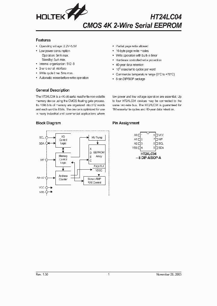 HT24LC04_390610.PDF Datasheet