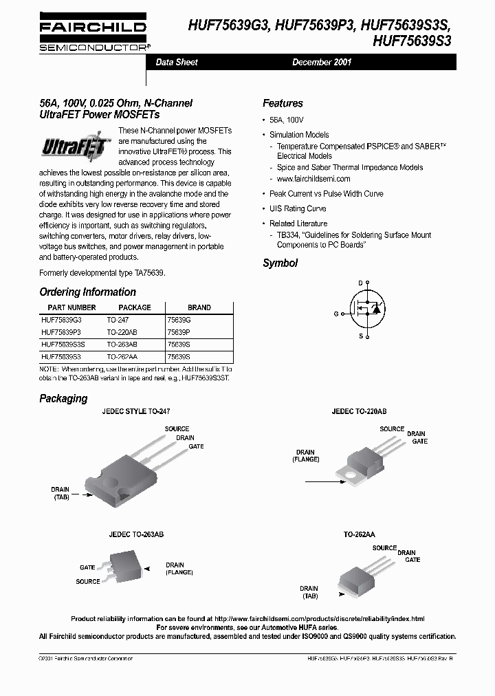 HUF75639G3_189598.PDF Datasheet