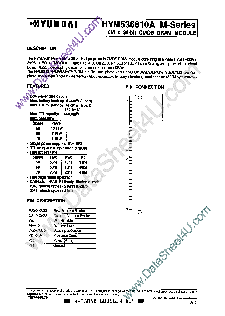 HYM536810A_392811.PDF Datasheet
