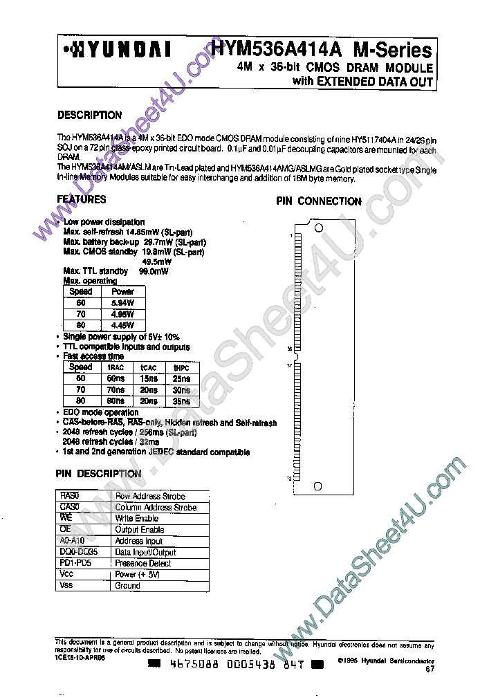 HYM536A414A_392188.PDF Datasheet